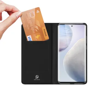 DUX Peňaženkový kryt Vivo X60 Pro 5G čierny