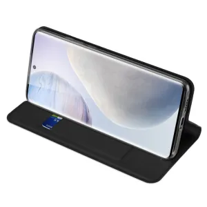 DUX Peňaženkový kryt Vivo X60 Pro 5G čierny