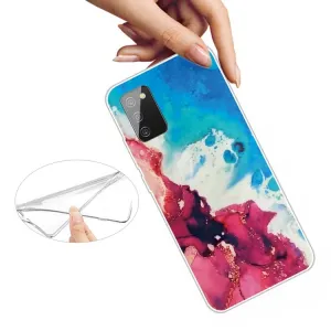 ART Silikónový kryt  Samsung Galaxy A02s RED AND BLUE