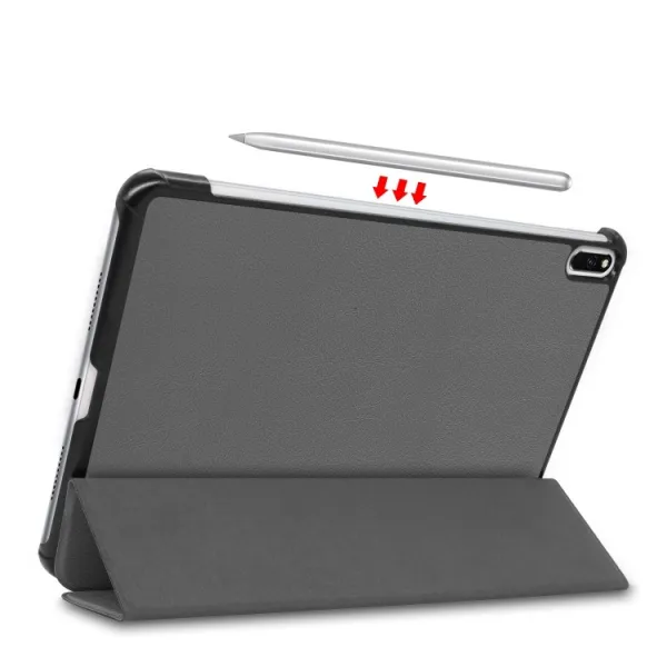 ENKAY LEATHER Zaklápací obal Huawei MatePad Pro šedý