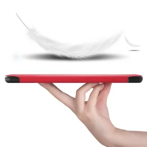 ENKAY LEATHER Zaklápací obal Huawei MatePad Pro červený