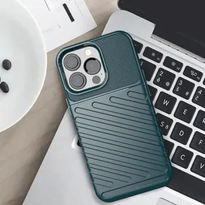 THUNDER Ochranný kryt Apple iPhone 13 Pro zelený