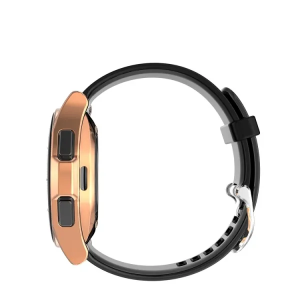 ENKAY Obal s tvrdeným sklom pre Samsung Galaxy Watch 4 Classic 46mm strieborný