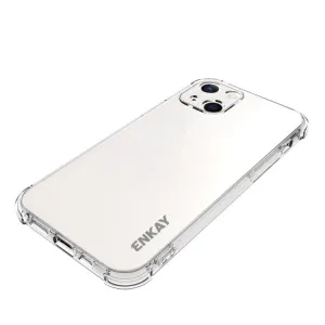 ENKAY Priehľadný obal + 3D sklo Apple iPhone 13