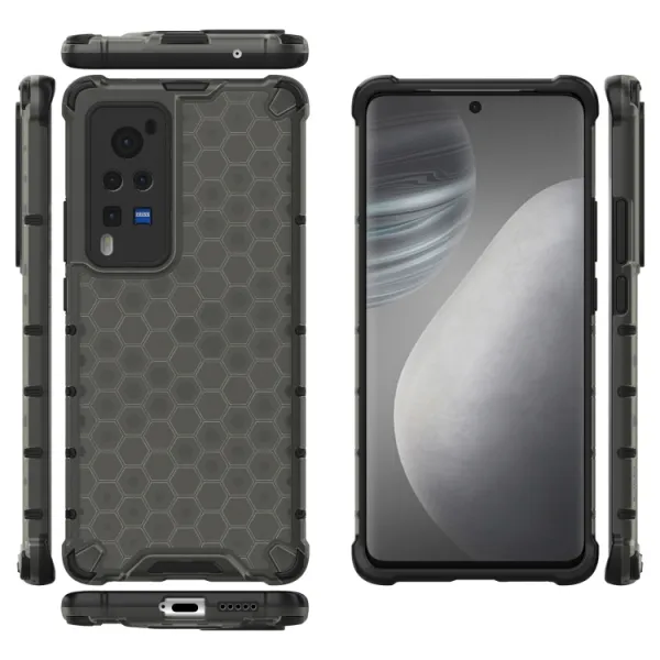 HONEYCOMB Ochranný kryt Vivo X60 Pro 5G červený