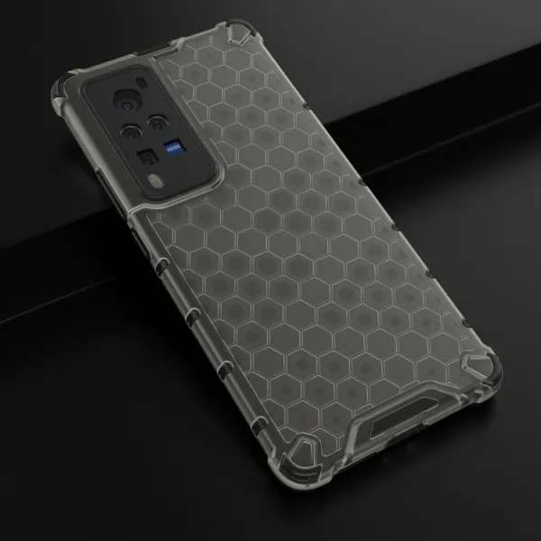 HONEYCOMB Ochranný kryt Vivo X60 Pro 5G červený