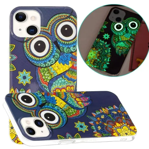 ART TPU Svietiaci obal Apple iPhone 13 mini OWL
