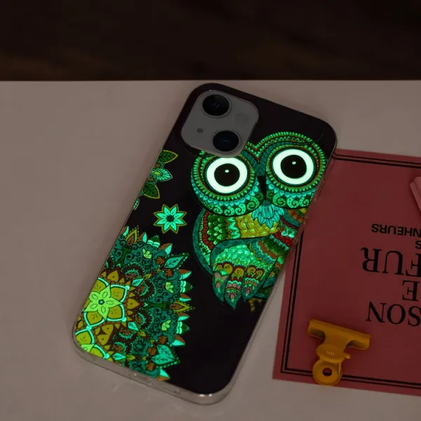 ART TPU Svietiaci obal Apple iPhone 13 mini OWL