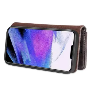 DG.MING Peňaženkový obal 2v1 Apple iPhone 13 Pro Max šedý