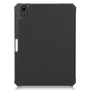LEATHER Zaklápací obal Apple iPad mini 2021 / iPad mini 2024 čierny