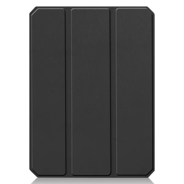LEATHER Zaklápací obal Apple iPad mini 2021 / iPad mini 2024 čierny