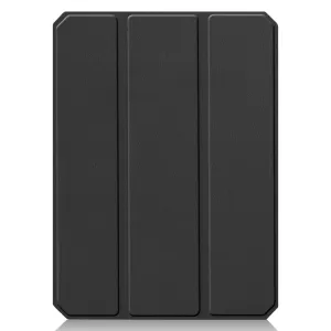 LEATHER Zaklápací obal Apple iPad mini 2021 / iPad mini 2024 čierny