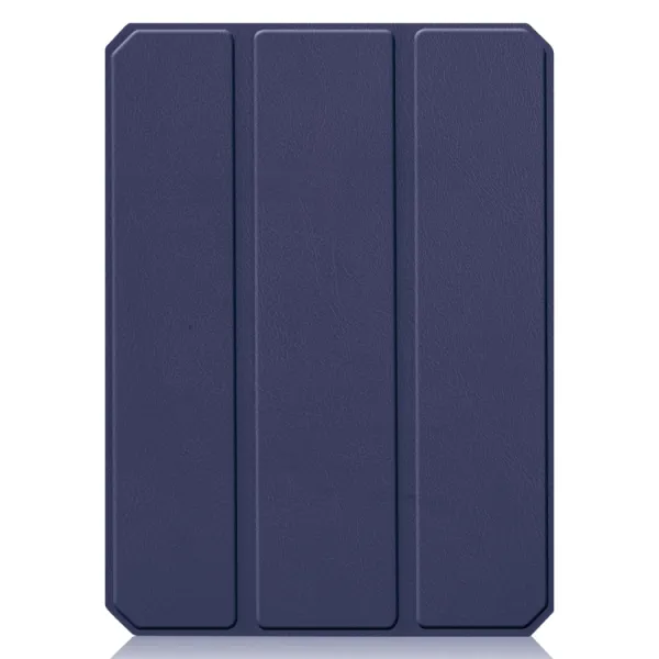 LEATHER Zaklápací obal Apple iPad mini 2021 / iPad mini 2024 tmavomodrý