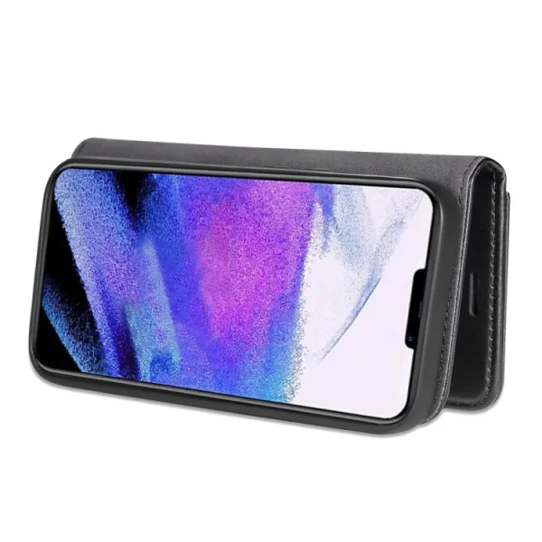 DG.MING Peňaženkový obal 2v1 Apple iPhone 13 Pro Max čierny
