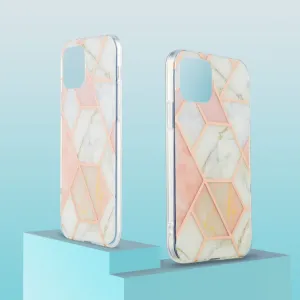 GEOMETRIC ART Kryt Apple iPhone 13 Pro PINK
