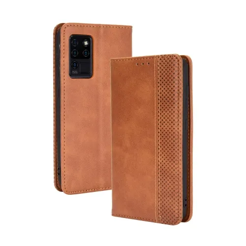 BUSINESS Peňaženkový kryt Oukitel C21 hnedý