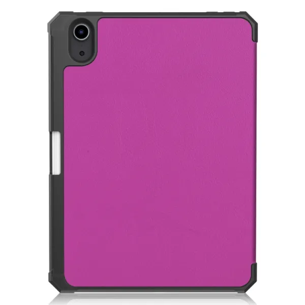 LEATHER Zaklápací obal Apple iPad mini 2021 / iPad mini 2024 fialový