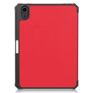 LEATHER Zaklápací obal Apple iPad mini 2021 / iPad mini 2024 červený