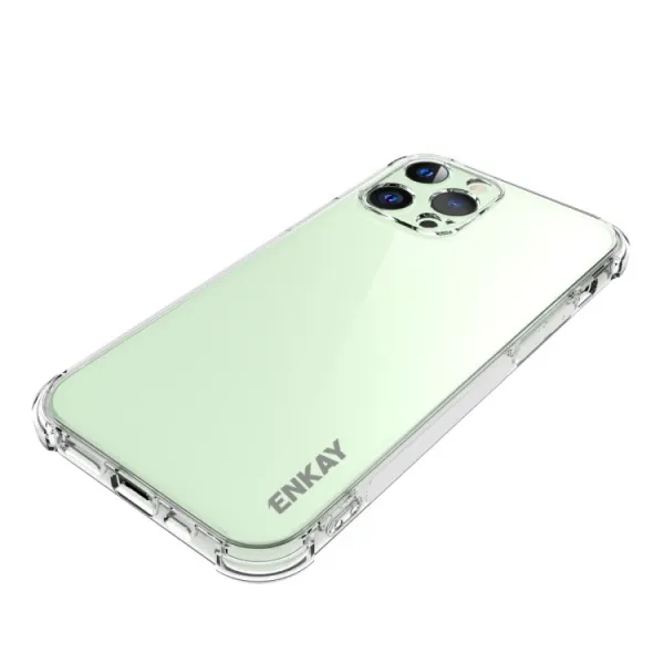 ENKAY Priehľadný obal + 3D sklo Apple iPhone 13 Pro