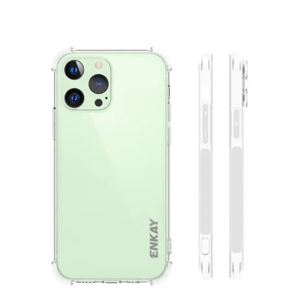 ENKAY Priehľadný obal + 3D sklo Apple iPhone 13 Pro