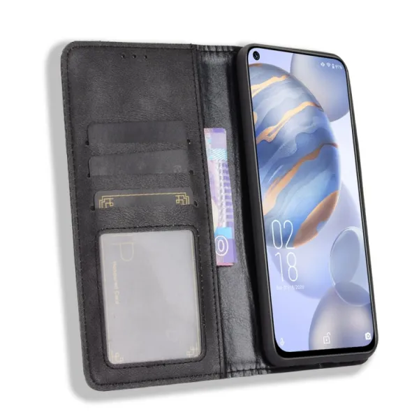 BUSINESS Peňaženkový kryt Oukitel C21 čierny