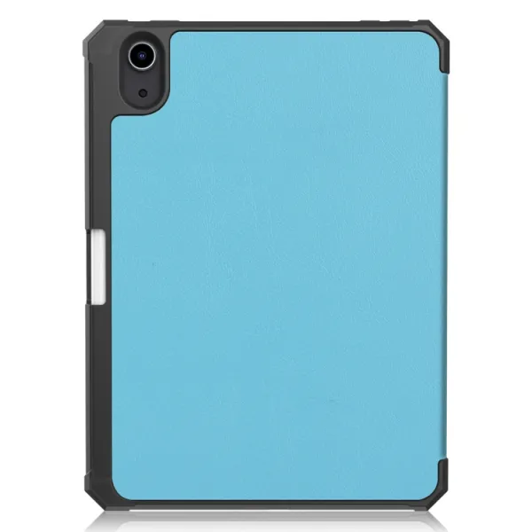 LEATHER Zaklápací obal Apple iPad mini 2021 / iPad mini 2024 svetlomodrý