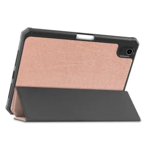 LEATHER Zaklápací obal Apple iPad mini 2021 / iPad mini 2024 zlatý
