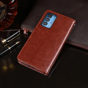 IDEWEI Peňaženkový kryt Motorola Edge 20 Pro biely