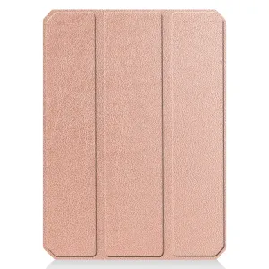 LEATHER Zaklápací obal Apple iPad mini 2021 / iPad mini 2024 zlatý