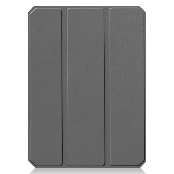 LEATHER Zaklápací obal Apple iPad mini 2021 / iPad mini 2024 šedý