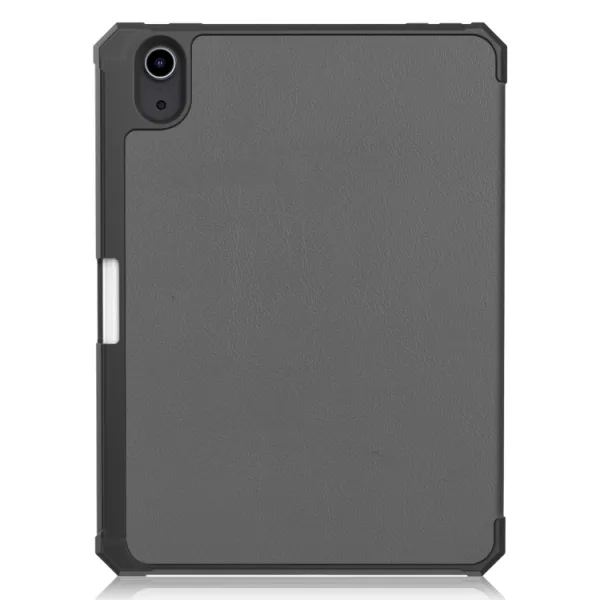LEATHER Zaklápací obal Apple iPad mini 2021 / iPad mini 2024 šedý
