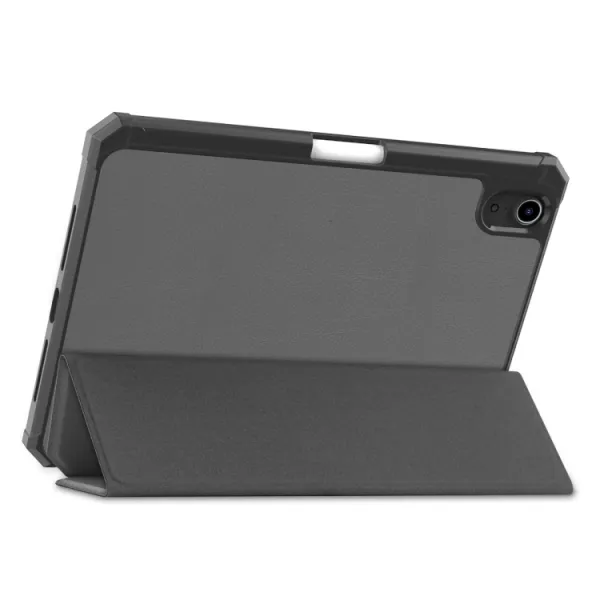 LEATHER Zaklápací obal Apple iPad mini 2021 / iPad mini 2024 šedý