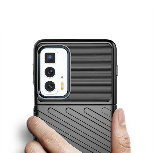 THUNDER Ochranný kryt Motorola Edge 20 Pro čierny
