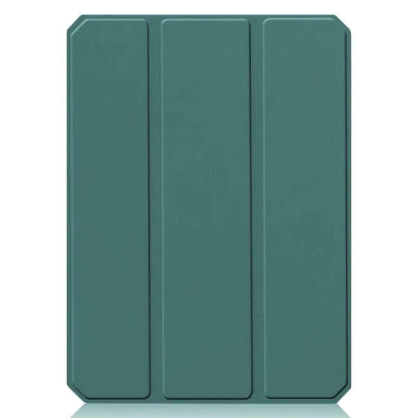 LEATHER Zaklápací obal Apple iPad mini 2021 / iPad mini 2024 zelený