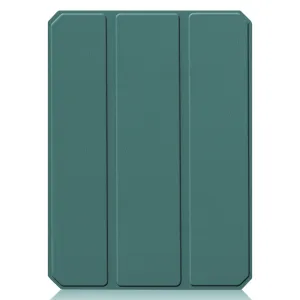 LEATHER Zaklápací obal Apple iPad mini 2021 / iPad mini 2024 zelený