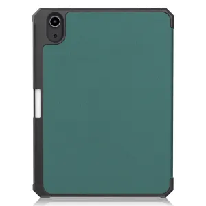 LEATHER Zaklápací obal Apple iPad mini 2021 / iPad mini 2024 zelený