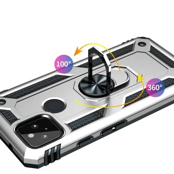 RING Ochranný obal Google Pixel 5a 5G strieborný