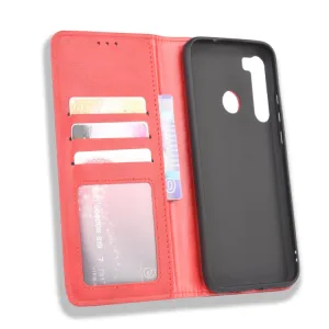 BUSINESS Peňaženkový kryt HTC Desire 20 Pro červený
