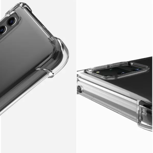 IMAK Ochranný silikónový kryt + fólia Motorola Edge 20 čierny