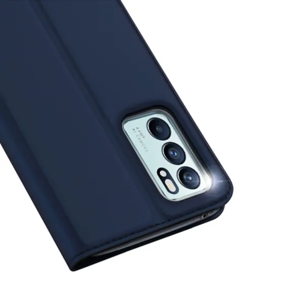 DUX Peňaženkový kryt Oppo Reno6 5G modrý