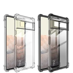 IMAK Ochranný silikónový kryt + fólia Google Pixel 6 Pro čierny