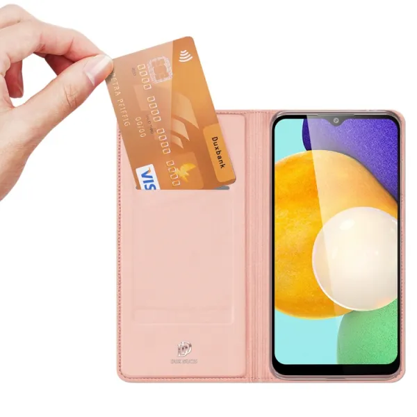 DUX Peňaženkový kryt Samsung Galaxy A03s ružový
