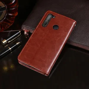 IDEWEI Peňaženkový kryt HTC Desire 20 Pro biely