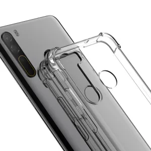 IMAK Ochranný silikónový kryt + fólia HTC Desire 20 Pro priehľadný