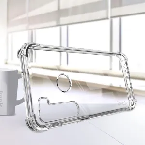 IMAK Ochranný silikónový kryt + fólia HTC Desire 20 Pro priehľadný