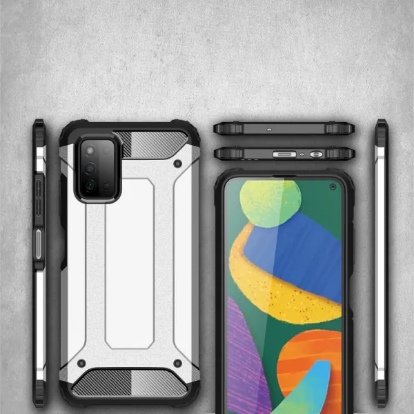 TOUGH Ochranný kryt Samsung Galaxy A03s modrý