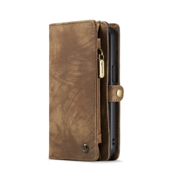 WALLET Ochranný kryt s peňaženkou 2v1 pre Apple iPhone 13 Pro Max hnedý