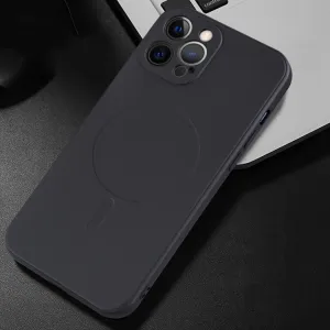 RUBBER MAGSAFE Obal Apple iPhone 13 Pro čierny
