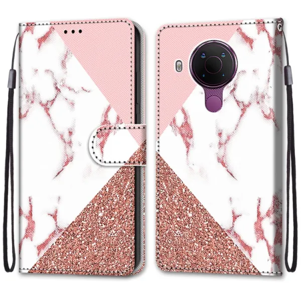 ART Peňaženkový kryt Nokia 5.4 MARBLE