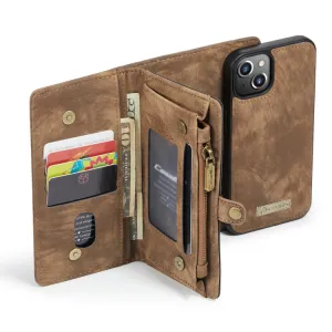 WALLET Ochranný kryt s peňaženkou 2v1 pre Apple iPhone 13 Pro Max hnedý